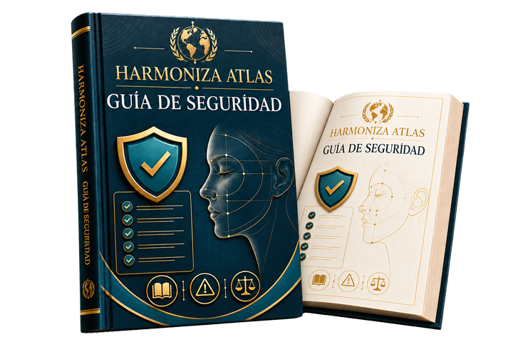 Mockup físico de la guía de seguridad y límites educativos