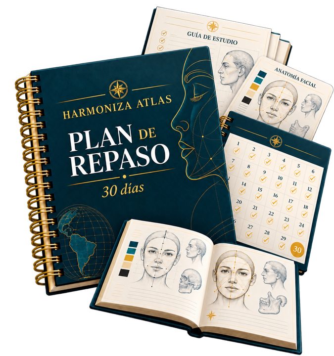 Mockup físico del plan de repaso en 30 días