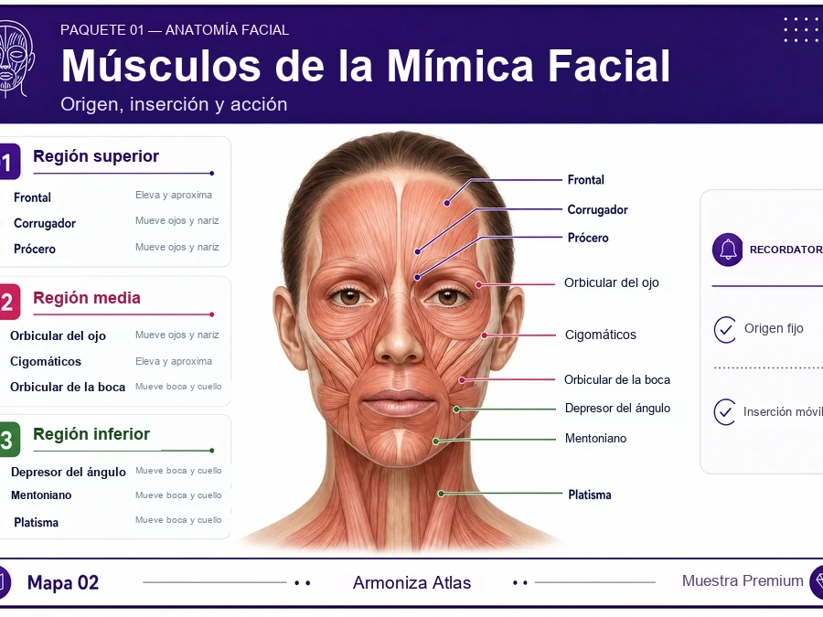 Músculos de la mímica facial