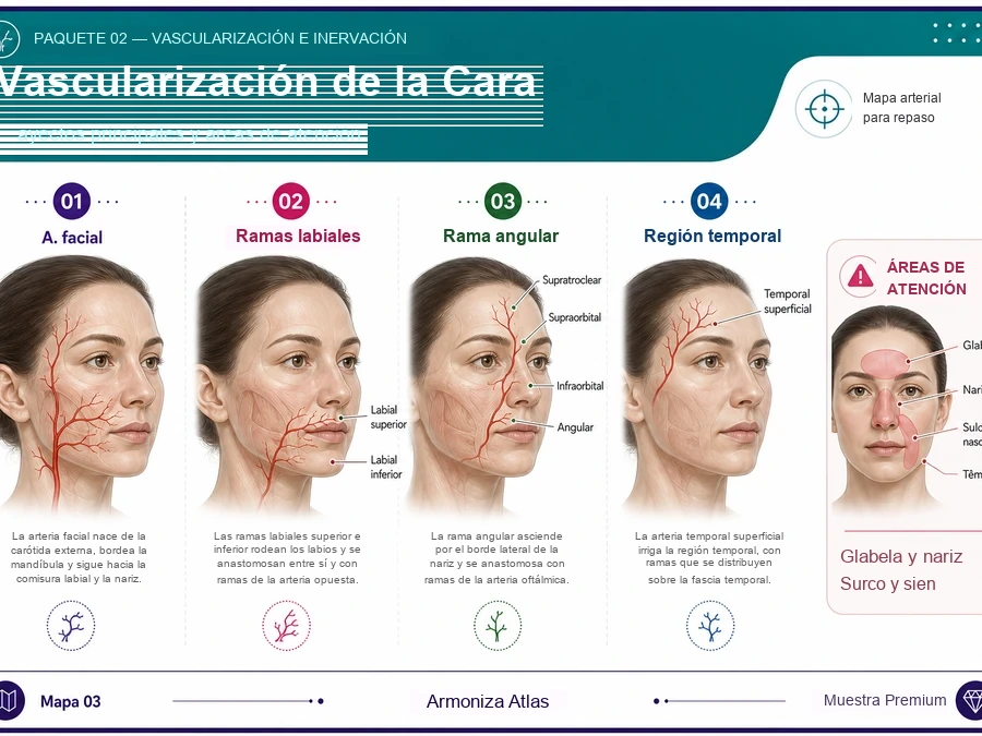 Compartimentos de grasa facial